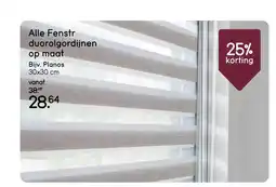 Leen Bakker Bekijk Alle Fenstr (duo) rolgordijnen op maat 25% korting[link] aanbieding