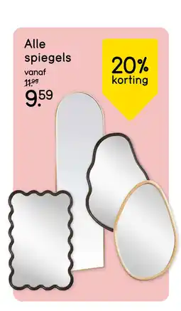 Leen Bakker Bekijk Alle spiegels 20% korting[link] aanbieding