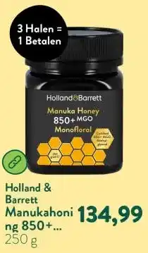 Holland & Barrett Manukahoning 850+ MGO Monofloraal aanbieding