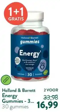 Holland & Barrett Energy Gummies - 30 gummies aanbieding