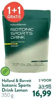 Holland & Barrett Isotonic Sports Drink Lemon aanbieding