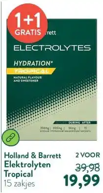 Holland & Barrett Elektrolyten Tropical aanbieding