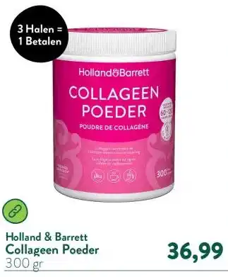 Holland & Barrett Collageen Poeder aanbieding