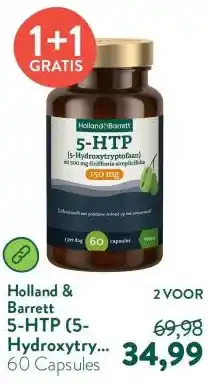 Holland & Barrett 5-HTP (5-Hydroxytryptofaan) 150mg Uit 500mg Griffonia Simplicifolia aanbieding
