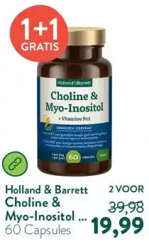 Holland & Barrett Choline & Myo-Inositol + Vitamine B12 aanbieding