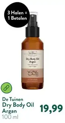 Holland & Barrett Dry Body Oil Argan aanbieding
