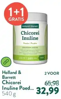 Holland & Barrett Chicorei Inuline Poeder - 540g aanbieding