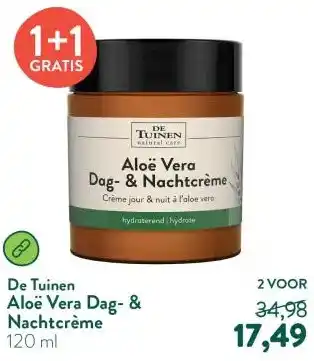Holland & Barrett Aloë Vera Dag- & Nachtcrème aanbieding