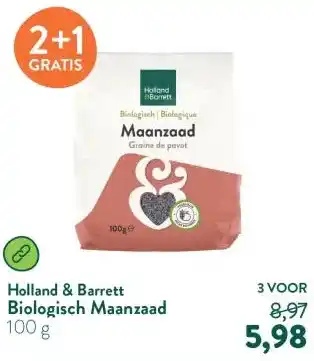 Holland & Barrett Biologisch Maanzaad aanbieding