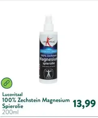 Holland & Barrett 100% Zechstein Magnesium Spierolie aanbieding
