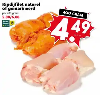 Coop Kipdijfilet naturel of gemarineerd aanbieding