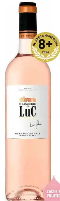 Gall & Gall Orangerie de Luc Rosé 75CL aanbieding