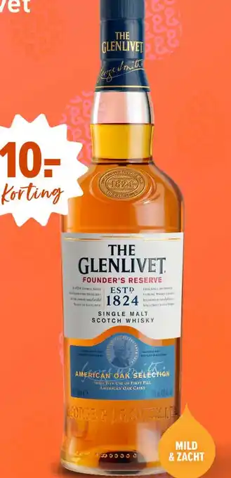 Gall & Gall The Glenlivet Founder's Reserve 70CL aanbieding