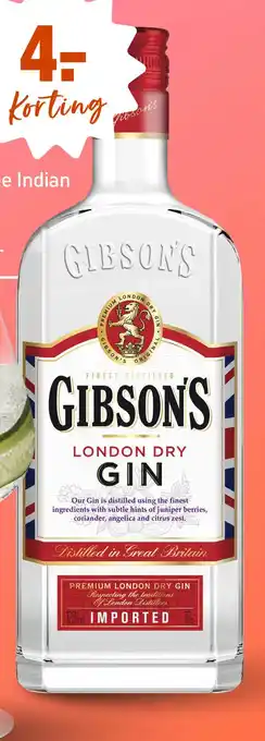 Gall & Gall Gibson's 70CL aanbieding