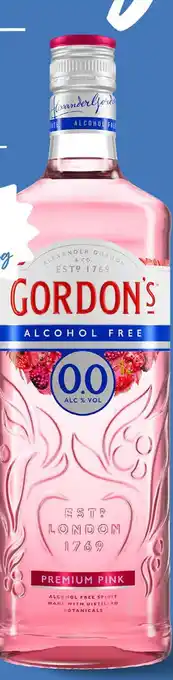 Gall & Gall Gordon’s Pink Gin Alcoholvrij 70CL aanbieding