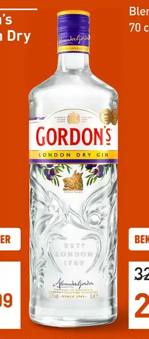 Gall & Gall Gordon's London Dry 100CL aanbieding