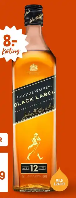 Gall & Gall Johnnie Walker Black Label 70CL aanbieding