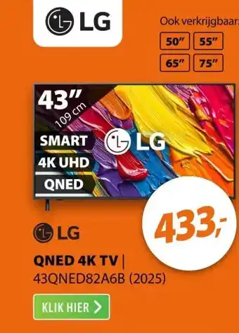 Expert LG QNED 43QNED82A6 (2025) aanbieding