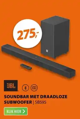 Expert JBL SB595 Zwart aanbieding