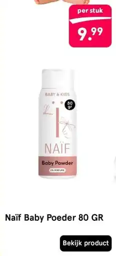 Etos Naïf Baby Poeder 80 GR aanbieding