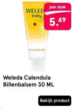Etos Weleda Calendula Billenbalsem 30 ML aanbieding