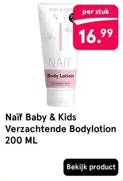 Etos Naïf Baby & Kids Verzachtende Bodylotion 200 ML aanbieding