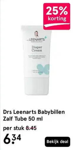 Etos Drs Leenarts Babybillen Zalf Tube 50 ml aanbieding