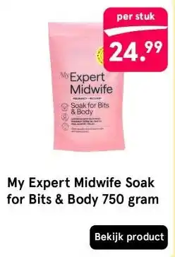 Etos My Expert Midwife Soak for Bits & Body 750 gram aanbieding