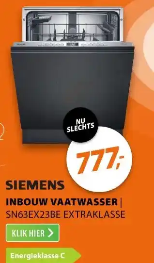 Expert Siemens SN63EX23BE extraKlasse aanbieding