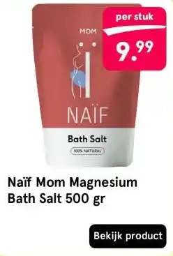 Etos Naïf Mom Magnesium Bath Salt 500 gr aanbieding