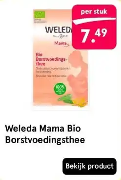 Etos Weleda Mama Bio Borstvoedingsthee aanbieding