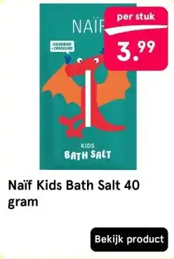 Etos Naïf Kids Bath Salt 40 gram aanbieding