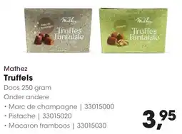HANOS Mathez Truffels aanbieding