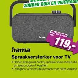 EP Hama Draagbare TV‑luidspreker met 2,4 GHz station & Bluetooth aanbieding