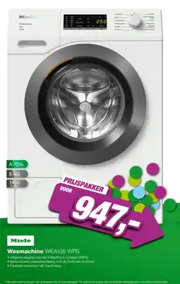 EP Miele WEA135 WPS Wasmachine aanbieding