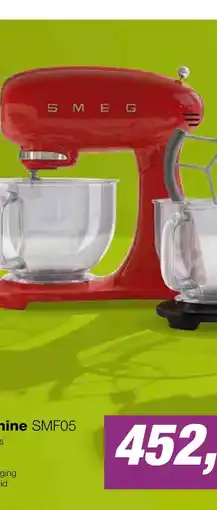 EP SMEG SMF05RDEU 50's Style Keukenmachine - Rood aanbieding