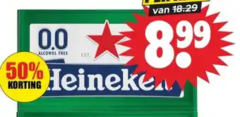 Dirk Heineken pils of 0.0 aanbieding