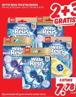 Dekamarkt WITTE REUS TOILETBLOKKEN aanbieding