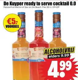 Dirk De Kuyper ready to serve cocktail 0.0 GRANT'S BLENDED OLIFANT aanbieding