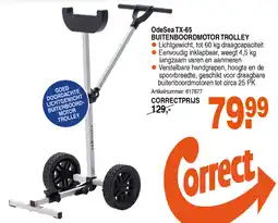 Correct OdeSea TX-65 Buitenboordmotor trolley aanbieding