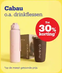 Bol.com Cabau o.a. drinkflessen aanbieding