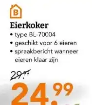 Blokker Eierkoker aanbieding