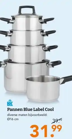 Blokker Pannen Blue Label Cool aanbieding