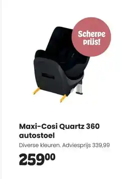 Babypark Maxi-Cosi Quartz 360 autostoel aanbieding
