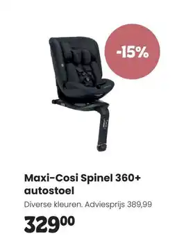 Babypark Maxi-Cosi Spinel 360+ autostoel aanbieding