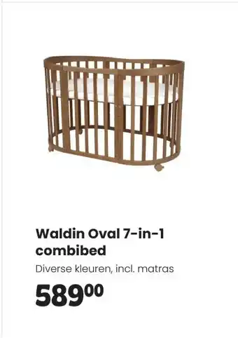 Babypark Waldin Oval 7-in-1 combibed aanbieding