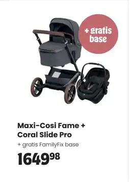 Babypark Maxi-Cosi Fame kinderwagen + autostoel aanbieding