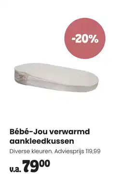 Babypark Bébé-Jou verwarmd aankleedkussen aanbieding