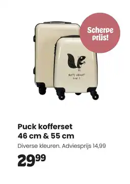 Babypark Puck kofferset aanbieding