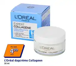 Action L'Oréal dagcrème Collageen aanbieding